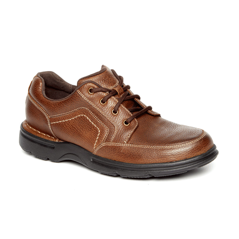 Tenis Rockport Homem Marrom - Prowalker Eureka Plus Mudguard - 56120AGNQ